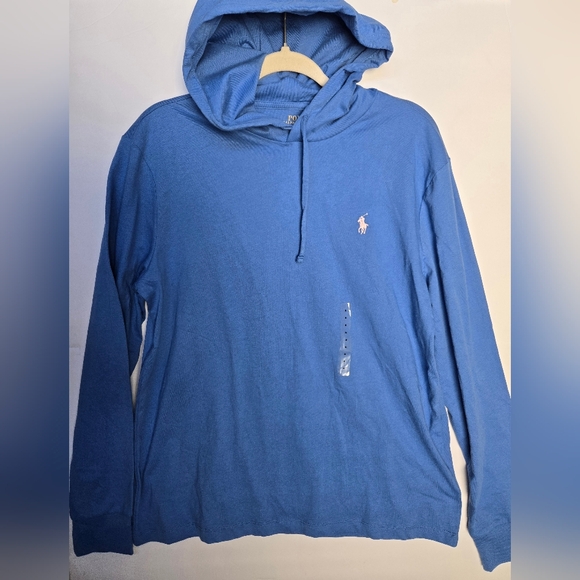 NEW,Ralph Lauren Classic Blue Hoodie.Size M,  100% Cotton - Picture 2 of 9